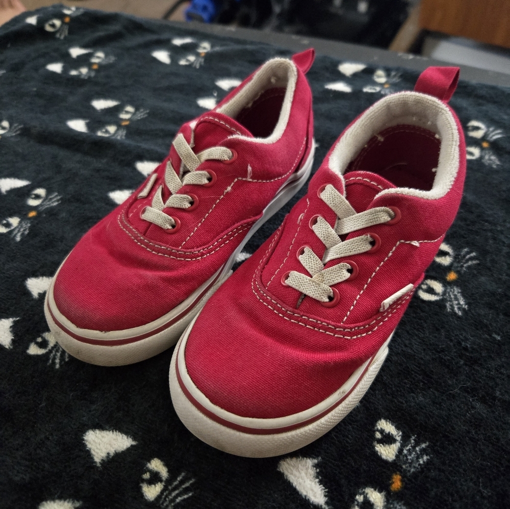 Vans Red Kids Sneakers